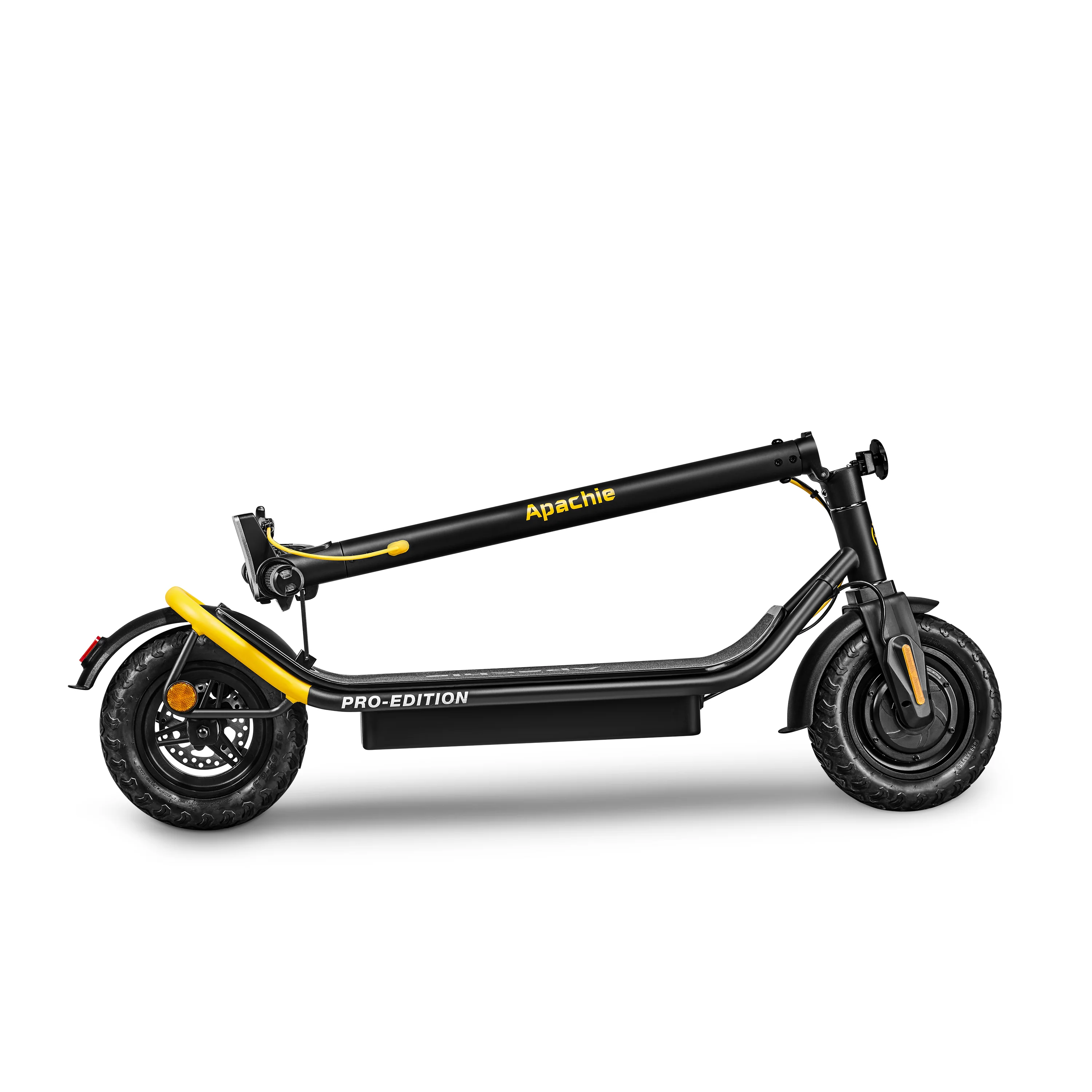 Apachie 500W Pro Edition Adult Electric Scooter - YELLOW - Image 9