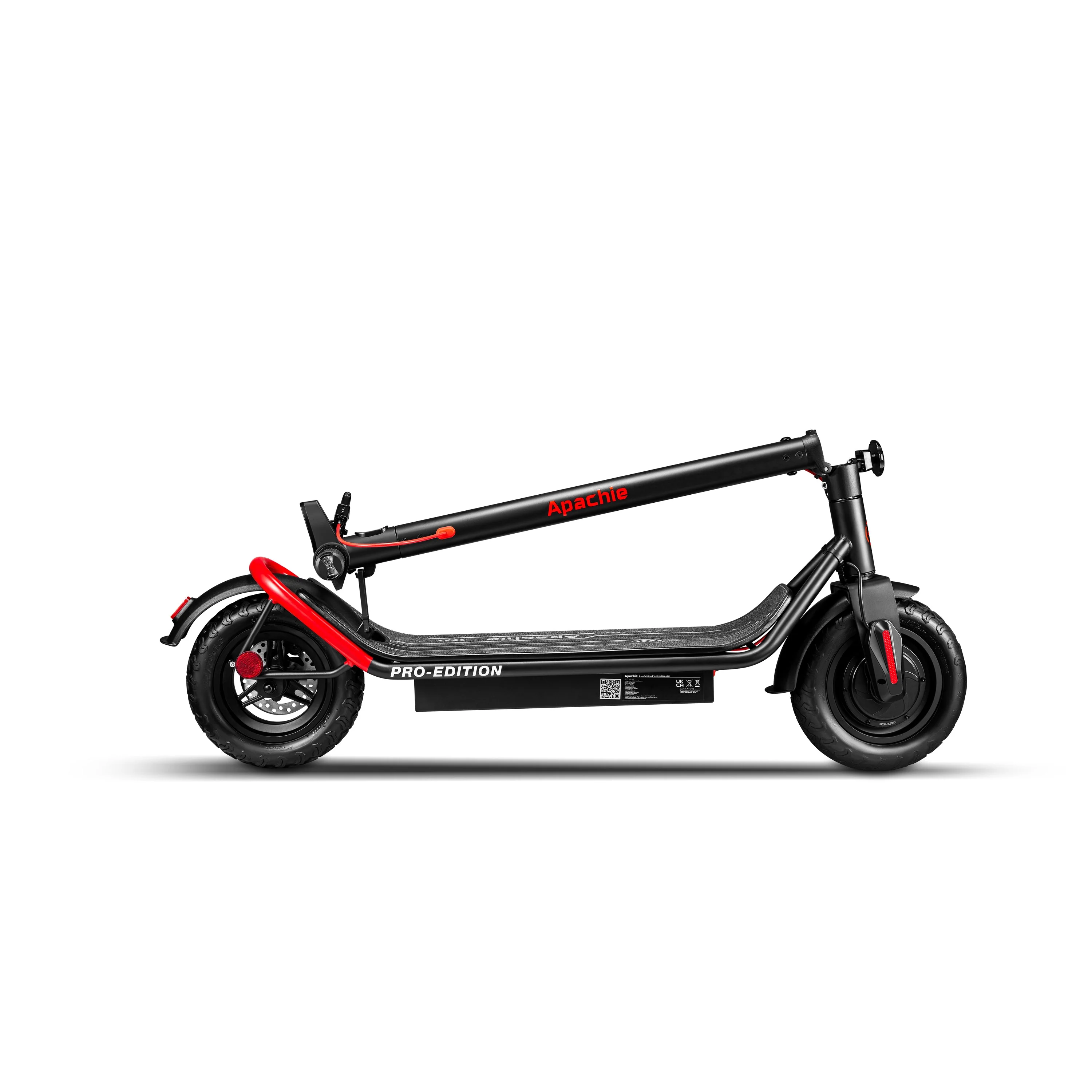 Apachie Pro Edition 500W Red Electric Scooter Refurbished - Image 3